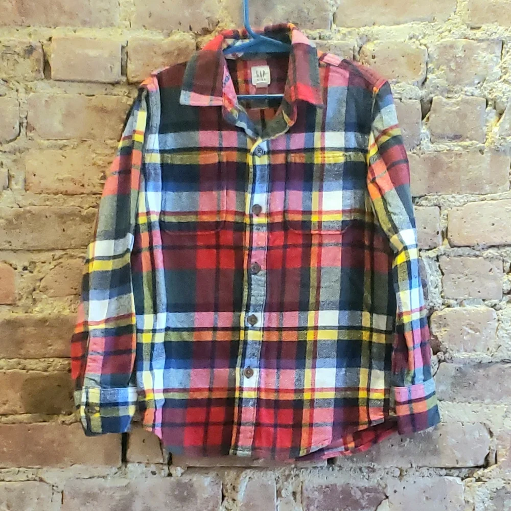 Gap Flanel Shirt Size S (6-7)